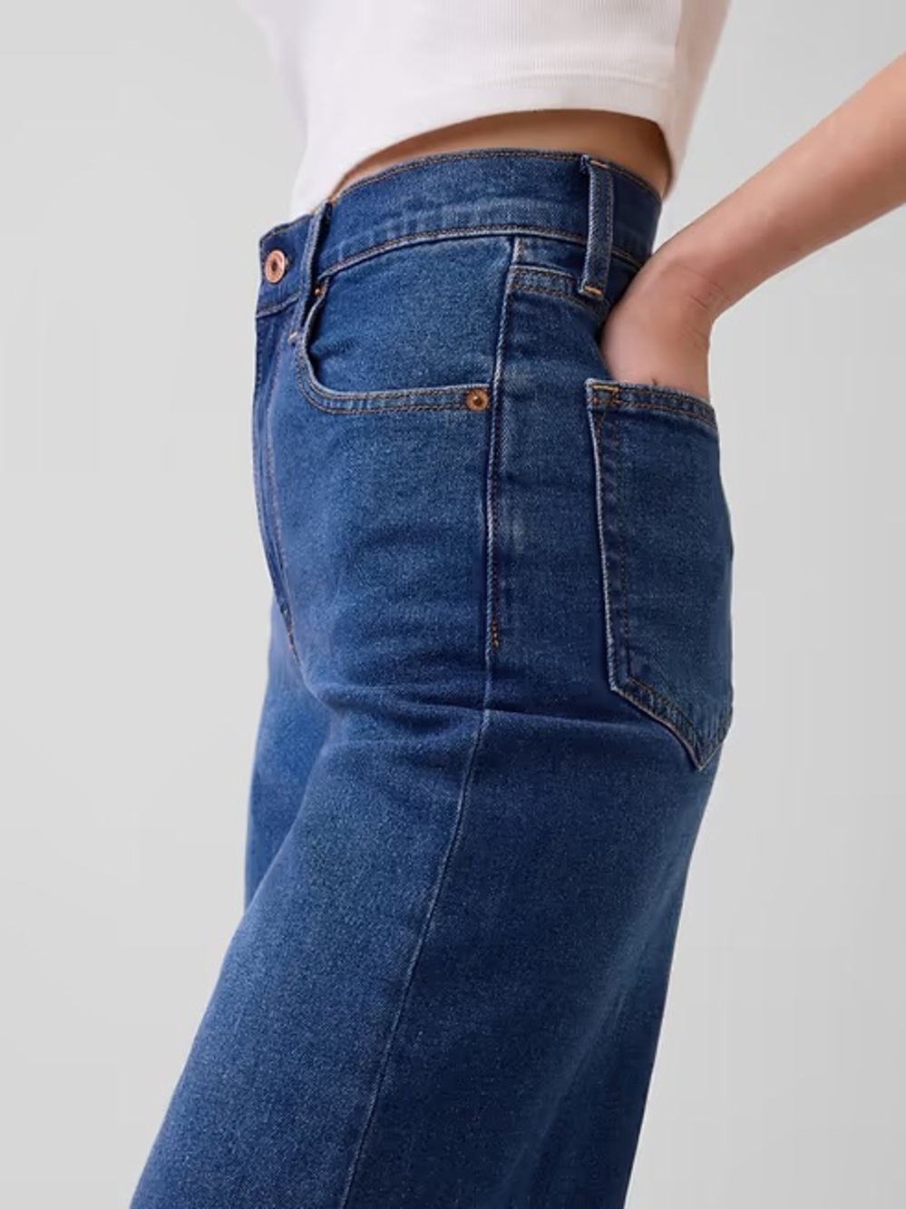 Gap Classic High-Rise Stride Women’s Blue Jeans